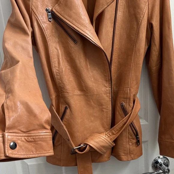 Banana Republic Lamb Leather Jacket - Picture 8 of 11